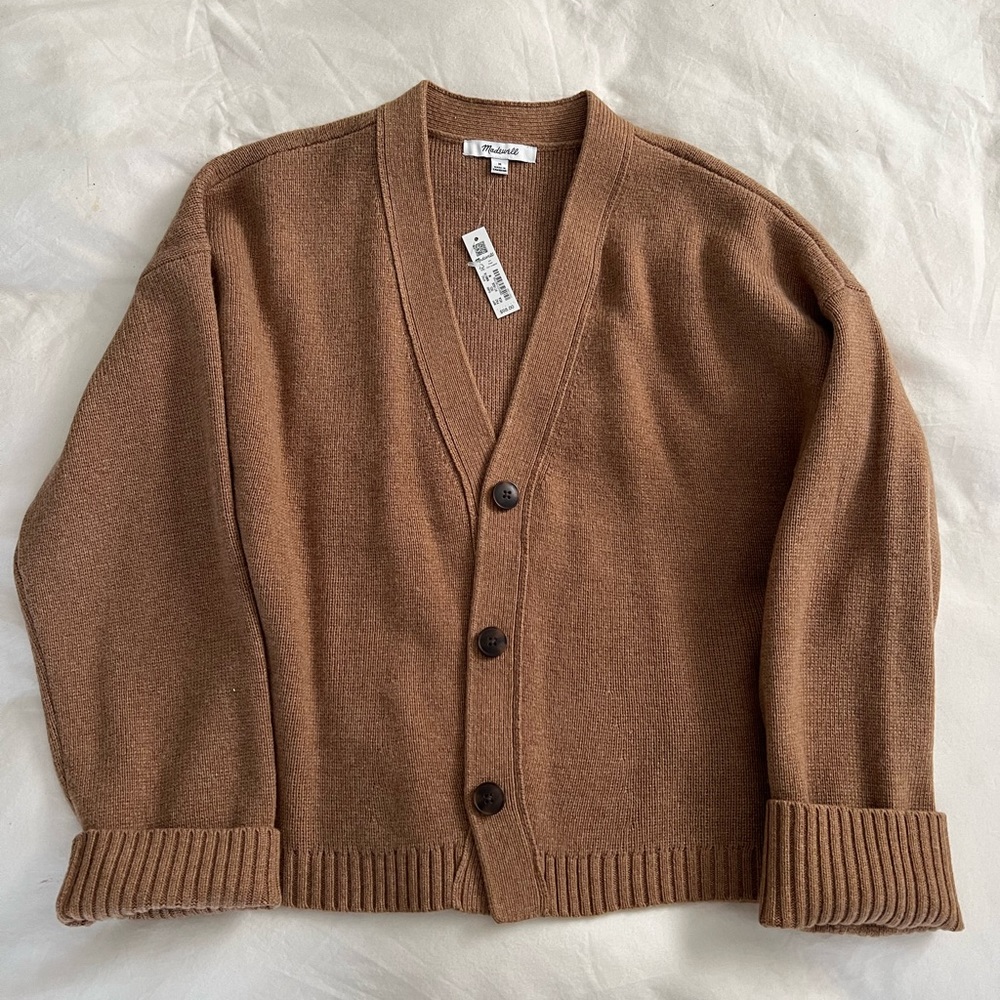 Madewell cropped cardigan
